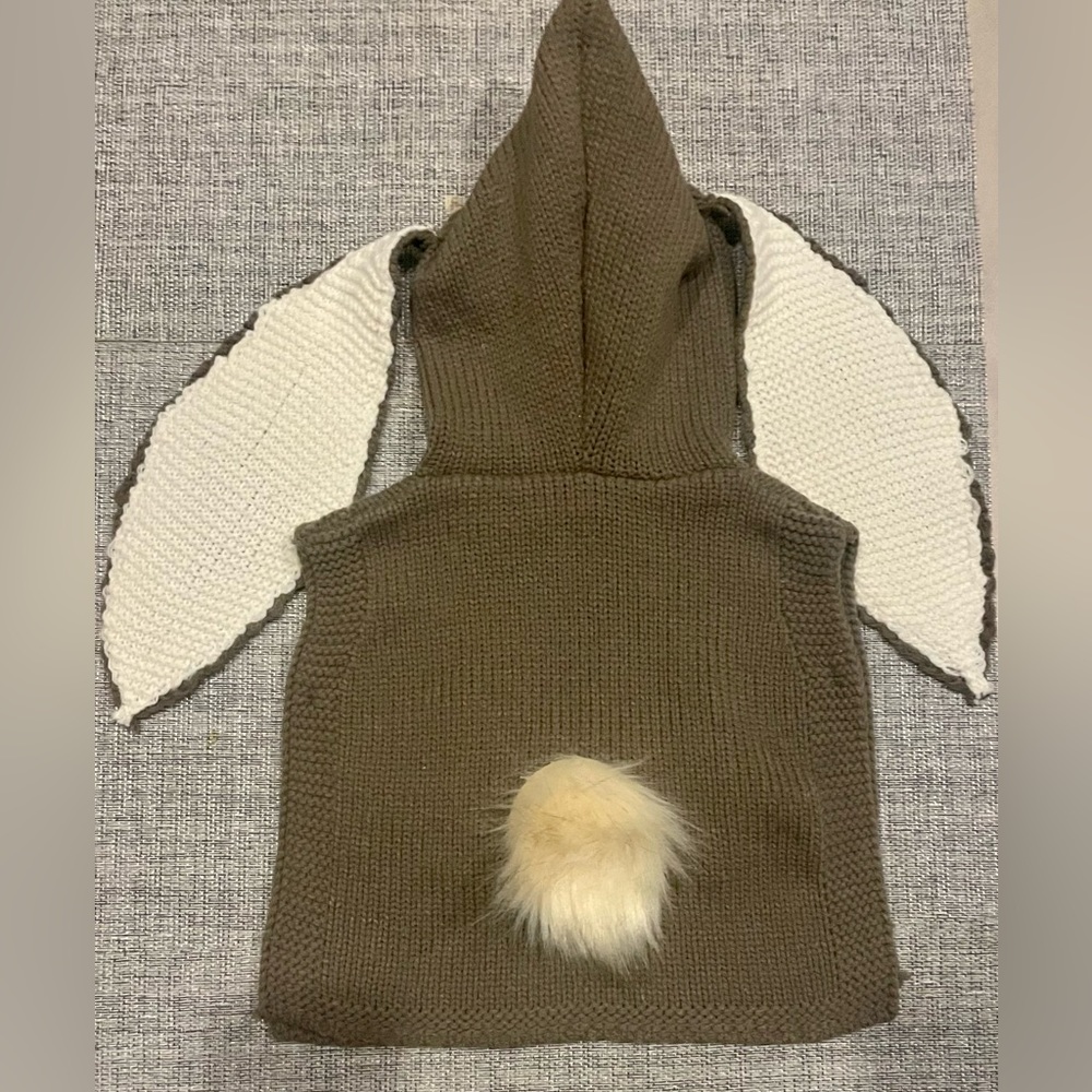 Unisex  baby infants  Spring Autumn Hooded Sweater Knit Top Vest 24 months